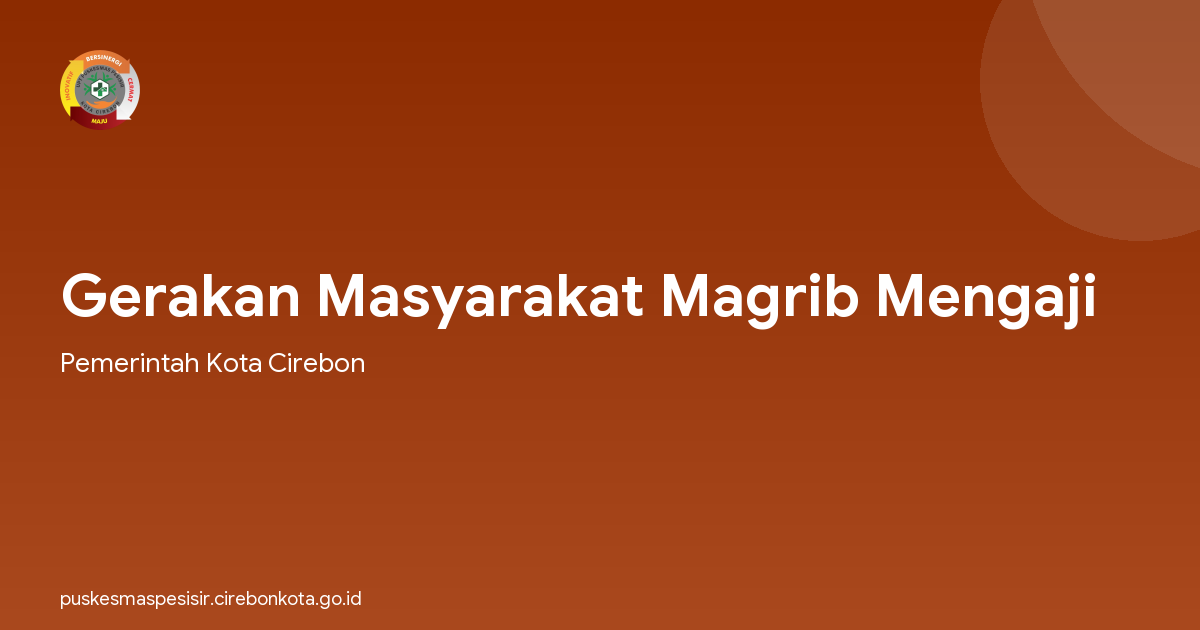 Gerakan Masyarakat Magrib Mengaji